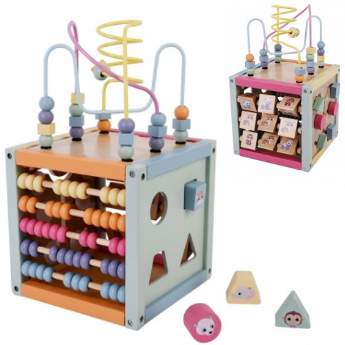 Drewniana kostka edukacyjna Jouéco