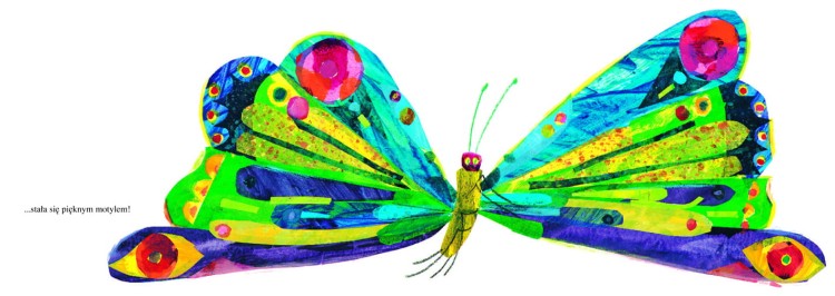 Bardzo głodna gąsienica - Książka dla dzieci całokartonowa, z otworkami