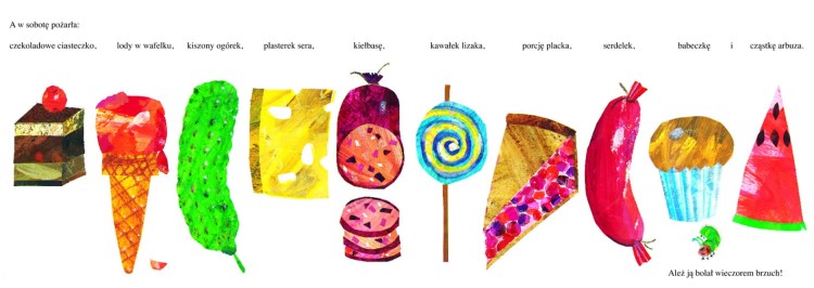 Bardzo głodna gąsienica - Książka dla dzieci całokartonowa, z otworkami