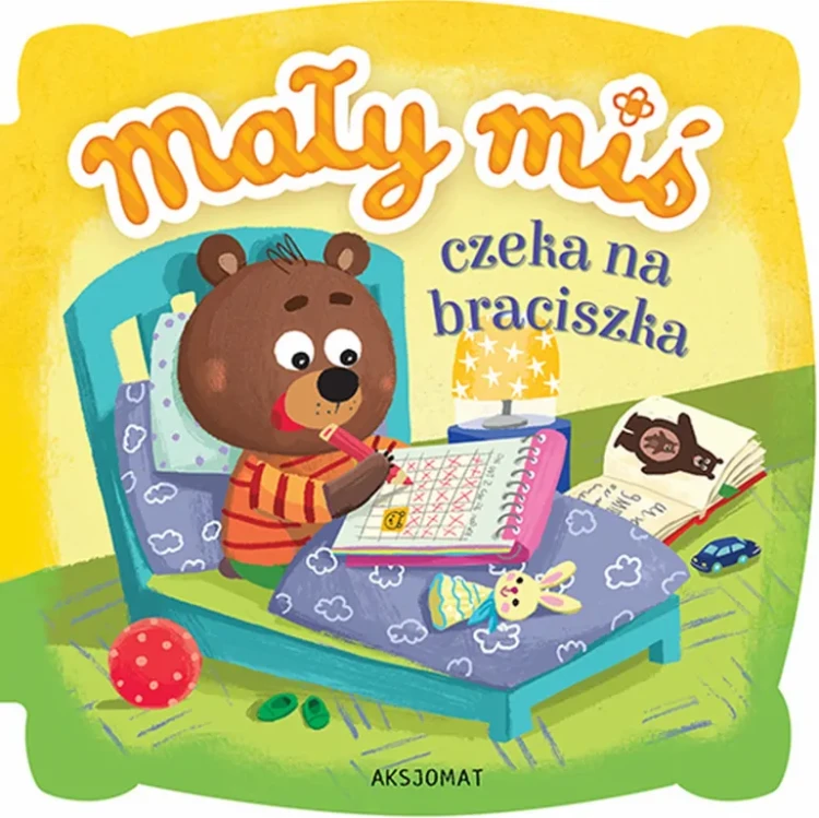 Mały miś czeka na braciszka - Książka dla dzieci 2 +, całokartonowa