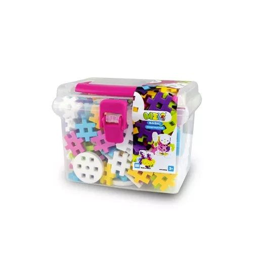 Klocki Meli - Basic Pink Constructor Travel Box 250