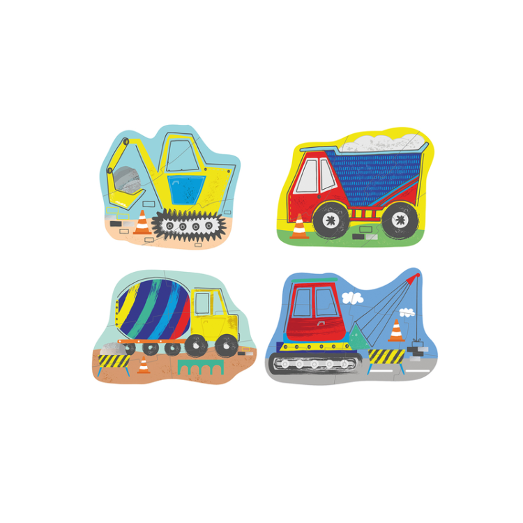 Na Budowie Puzzle dla Początkujących 4w1 Floss & Rock