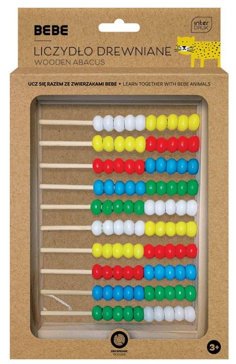 Liczydło drewniane z podstawką BB Kids