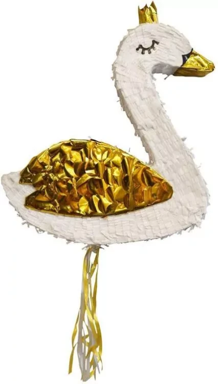 Piniata łabędź papier 40x46x7cm