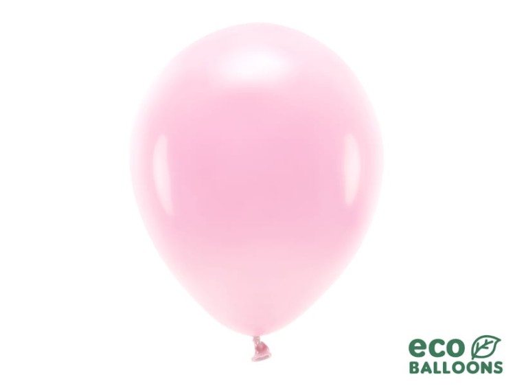 Balony Eco jasno różowe 30cm 100szt