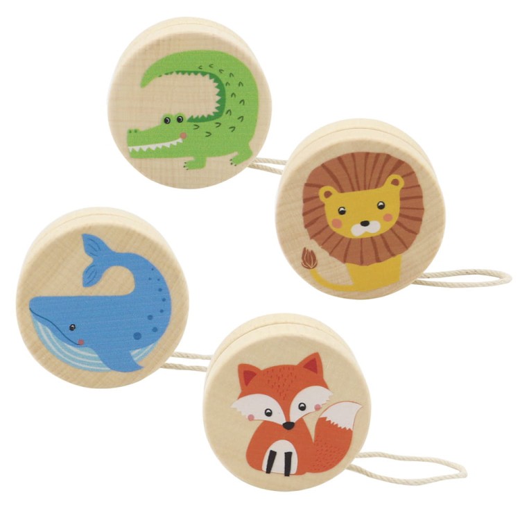 Jojo drewniane zabawka zręcznościowa dla dziecka - zwierzątka Askato