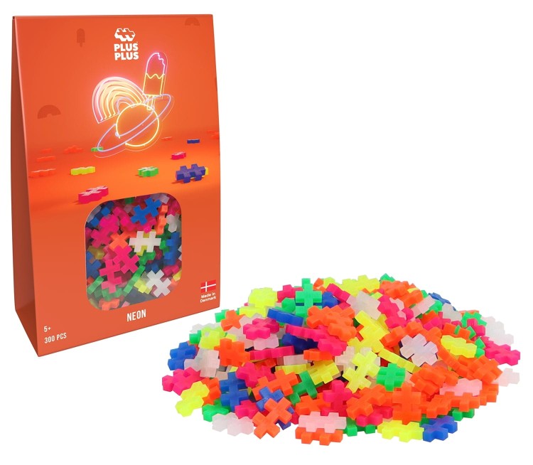 Klocki Plus-Plus Neonowe 300 elementów