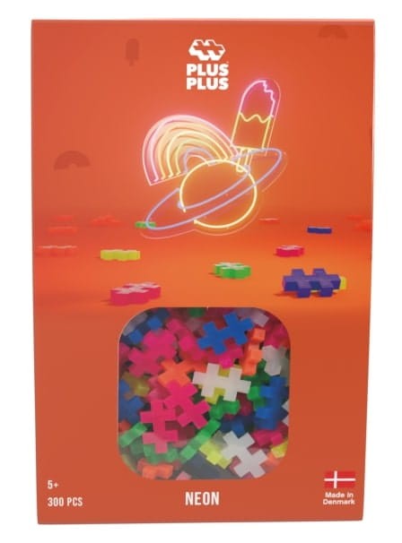 Klocki Plus-Plus Neonowe 300 elementów