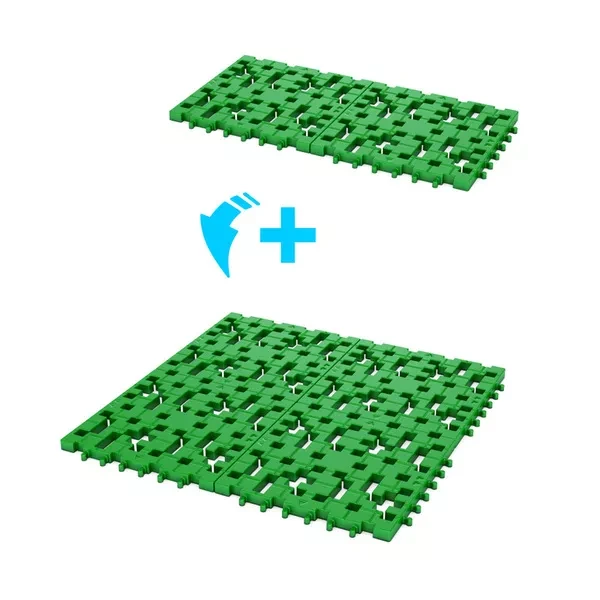 Maxi Baseplate Green 6 sztuk - klocki Meli