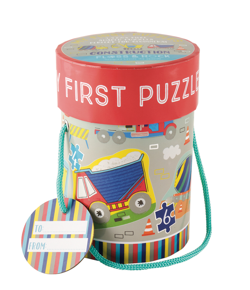 Na Budowie Puzzle dla Początkujących 4w1 Floss & Rock