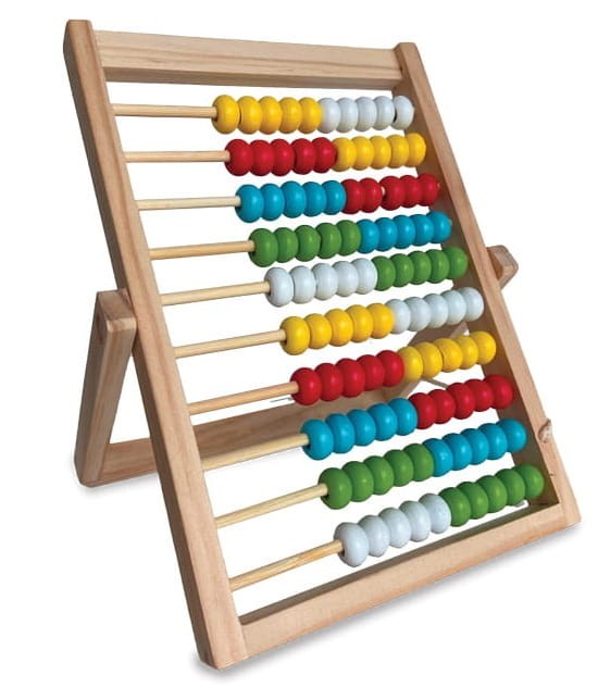 Liczydło drewniane z podstawką BB Kids