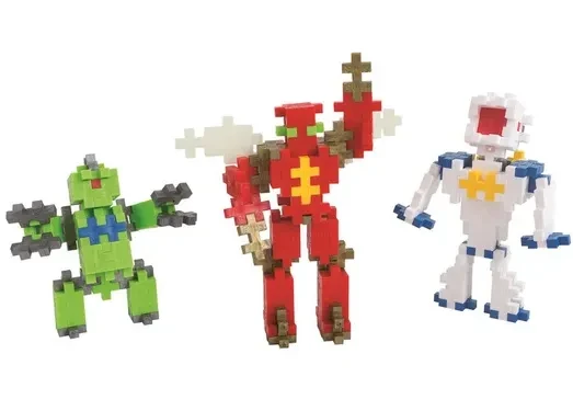 Plus-Plus Klocki konstrukcyjne, basic zestaw z robotami-.webp