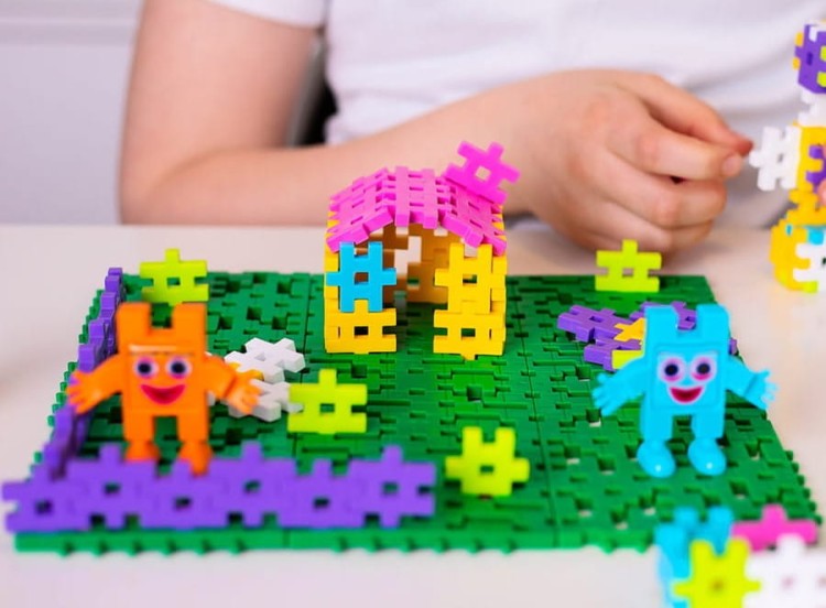 Maxi Baseplate Green 6 sztuk - klocki Meli