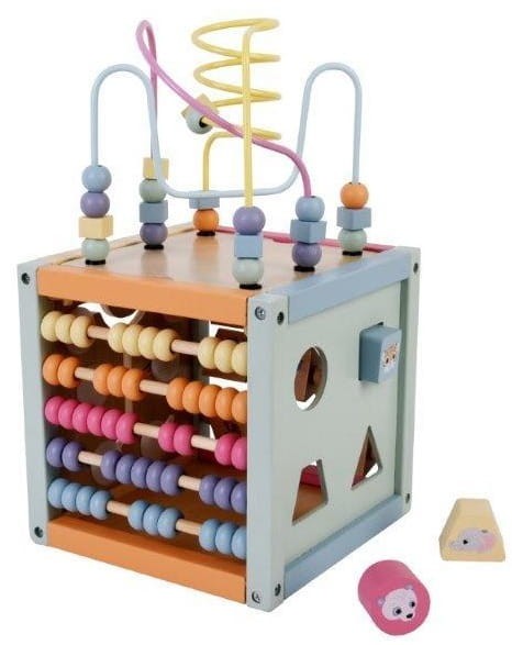 Drewniana kostka edukacyjna Jouéco