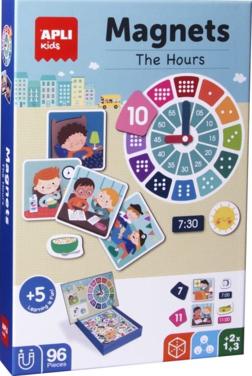 Magnetyczna układanka Apli Kids - Godziny