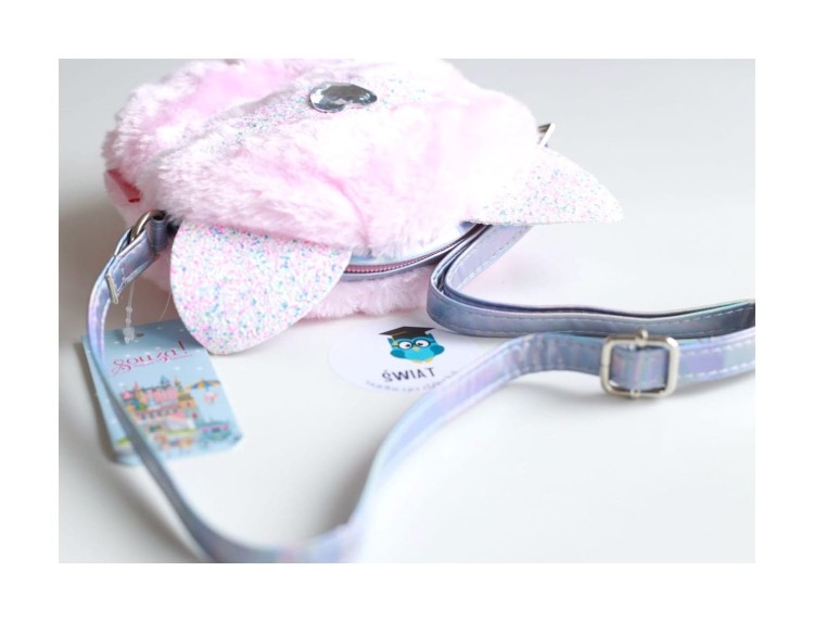 Torebka na ramię dla dzieci kotek Mimi różowa Souza!