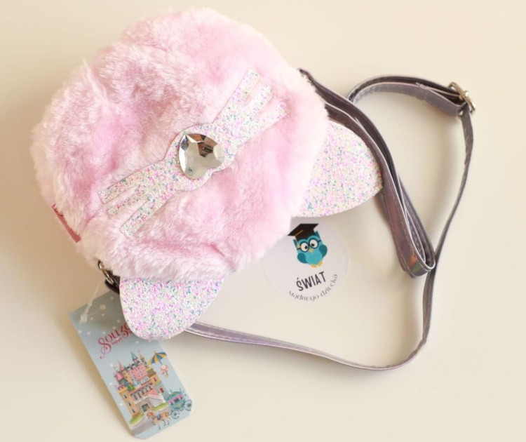 Torebka na ramię dla dzieci kotek Mimi różowa Souza!