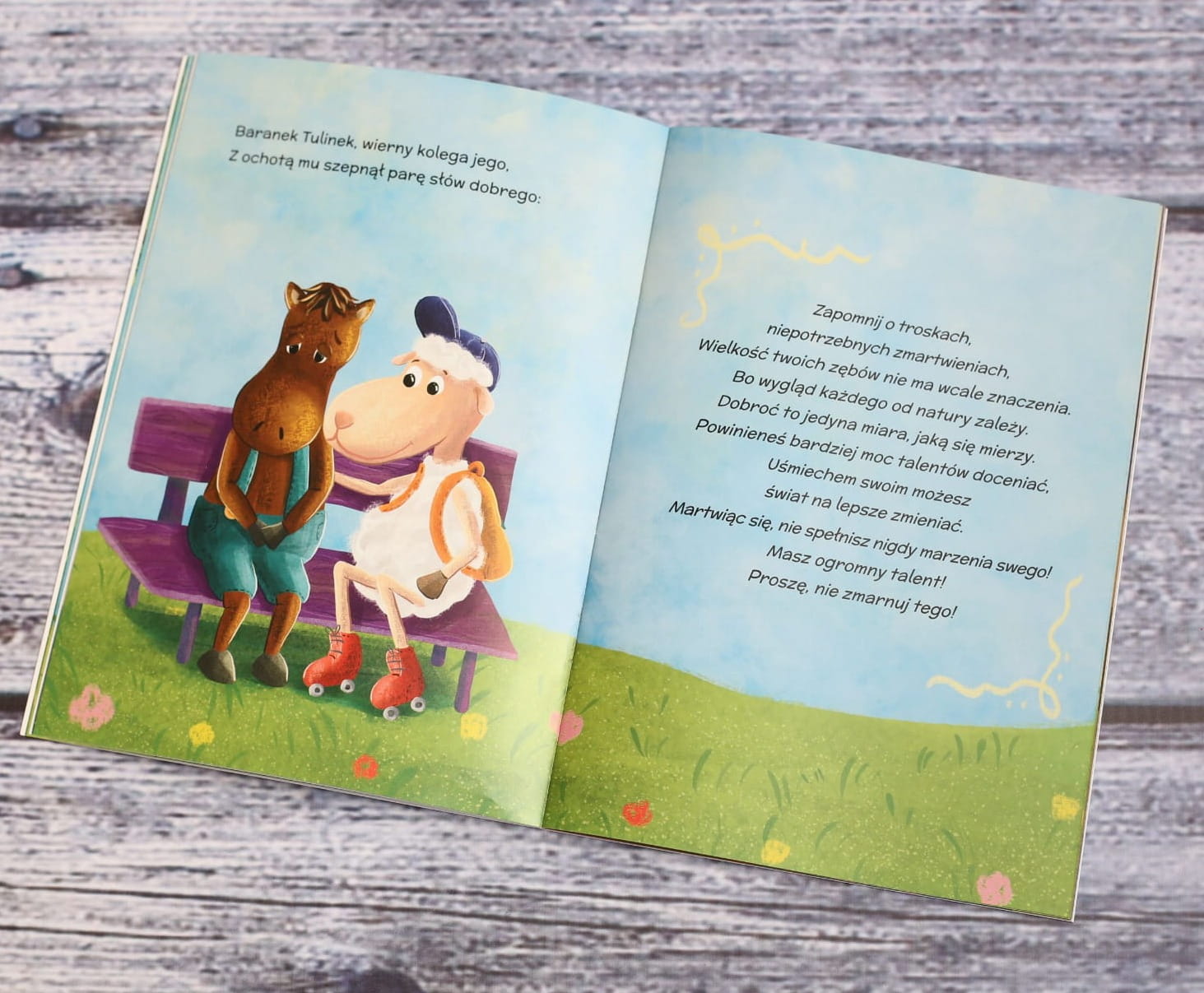 Zmartwienie Konika Chichotka. Baranek Tulinek - książka dla dzieci 4+ o kompleksach, Ewelina Kaczmarek