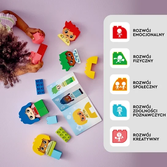 LEGO® DUPLO 10415 Moje uczucia i emocje - klocki dla dzieci 18 m - cy +