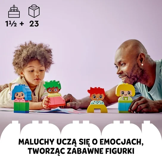 LEGO® DUPLO 10415 Moje uczucia i emocje - klocki dla dzieci 18 m - cy +