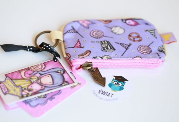 Portmonetka na Suwak Brelok Gorjuss Fairground Santoro - Portfel dla dzieci