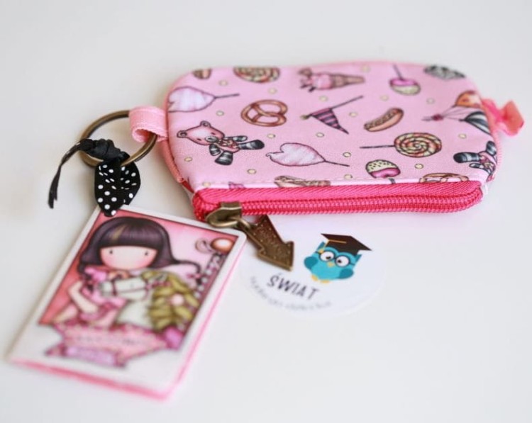 Portmonetka na Suwak Brelok Gorjuss Fairground Carousel Santoro - Portfel dla dzieci