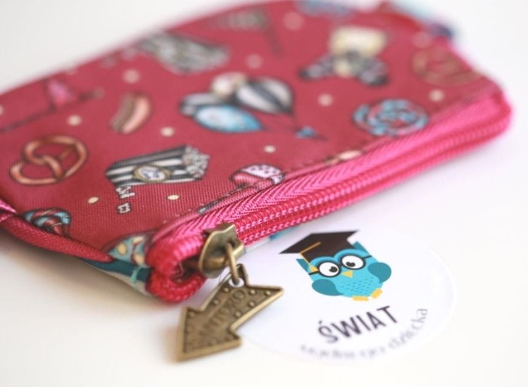 Portmonetka na Suwak Brelok Gorjuss Fairground Fireworks Santoro - Portfel dla dzieci