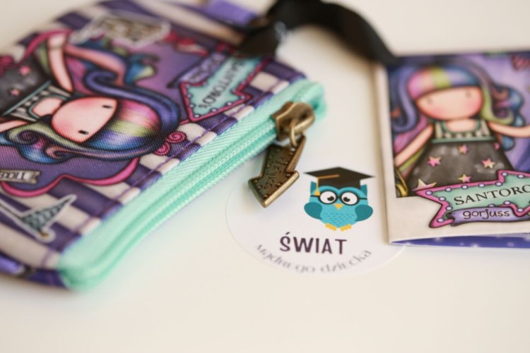 Portmonetka na Suwak Brelok Gorjuss Fairground Up and Away Santoro - Portfel dla dzieci