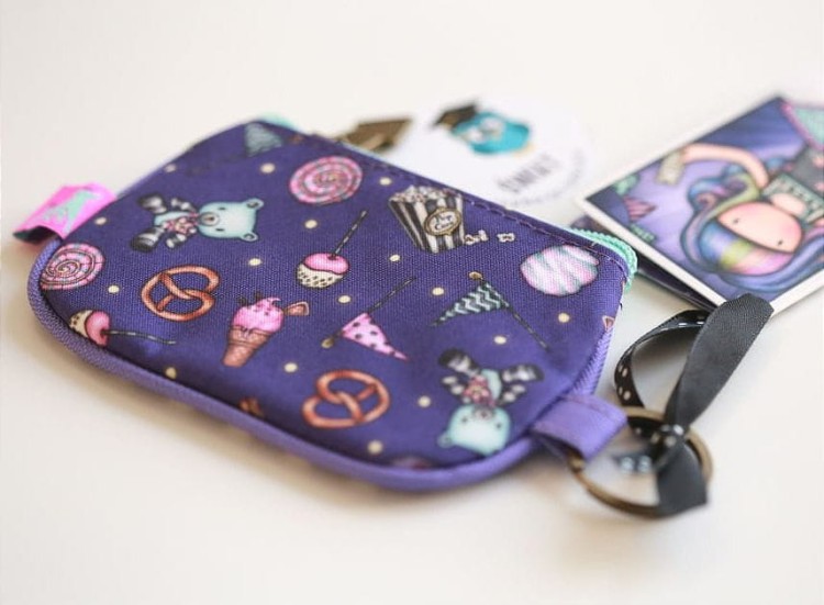 Portmonetka na Suwak Brelok Gorjuss Fairground Up and Away Santoro - Portfel dla dzieci