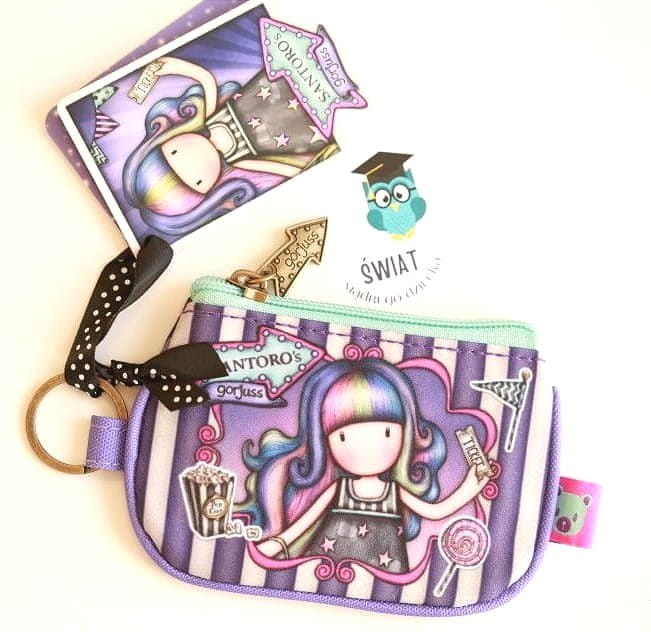 Portmonetka na Suwak Brelok Gorjuss Fairground Up and Away Santoro - Portfel dla dzieci
