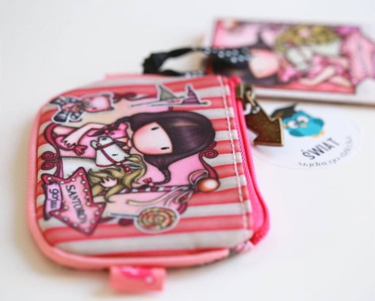 Portmonetka na Suwak Brelok Gorjuss Fairground Carousel Santoro - Portfel dla dzieci