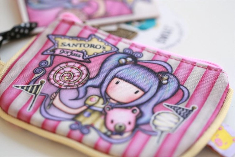 Portmonetka na Suwak Brelok Gorjuss Fairground Santoro - Portfel dla dzieci