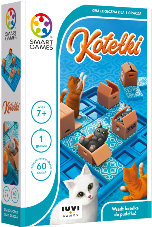 Smart Games Kotełki (PL) IUVI Games - gra logiczna dla dzieci 7+