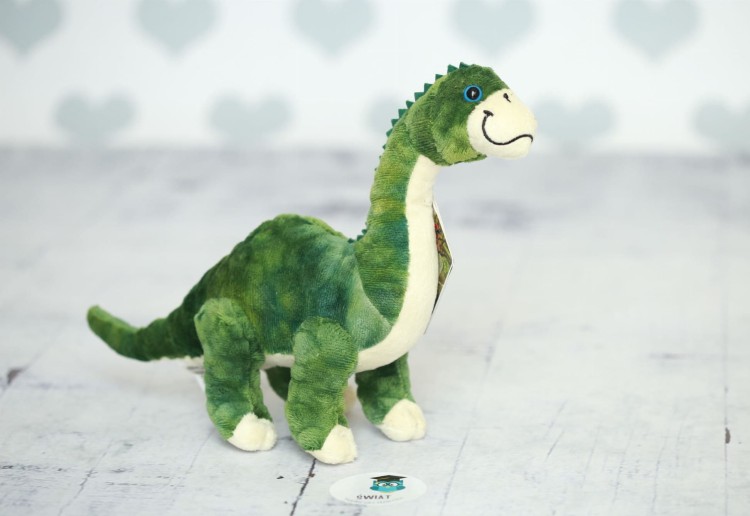 Brachiozaur 29cm przytulanka dinozaur dla dzieci, Beppe