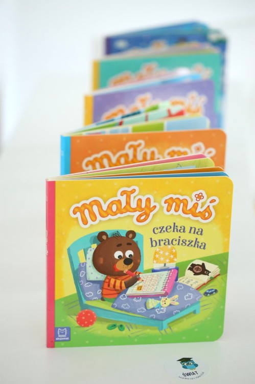 Mały miś czeka na braciszka - Książka dla dzieci 2 +, całokartonowa