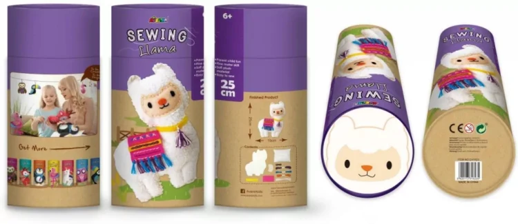 Moja pierwsza lalka do uszycia - Lama dla dziecka 6+