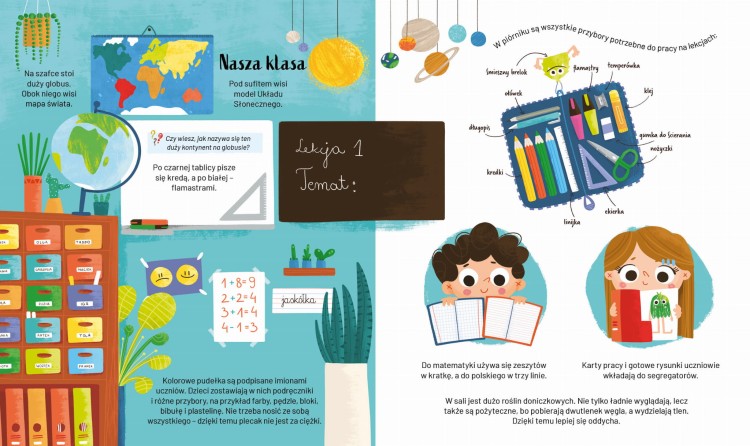 W szkole jest fajnie - Książka dla dzieci 6+