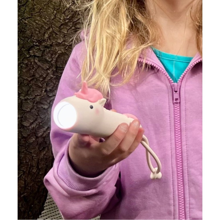 Latarka Jednorożec PINKY dla dzieci