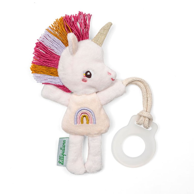 Zawieszka do smoczka świecąca w ciemności Nocny Jednorożec Lena, niemowlę, 0 m+, Lilliputiens