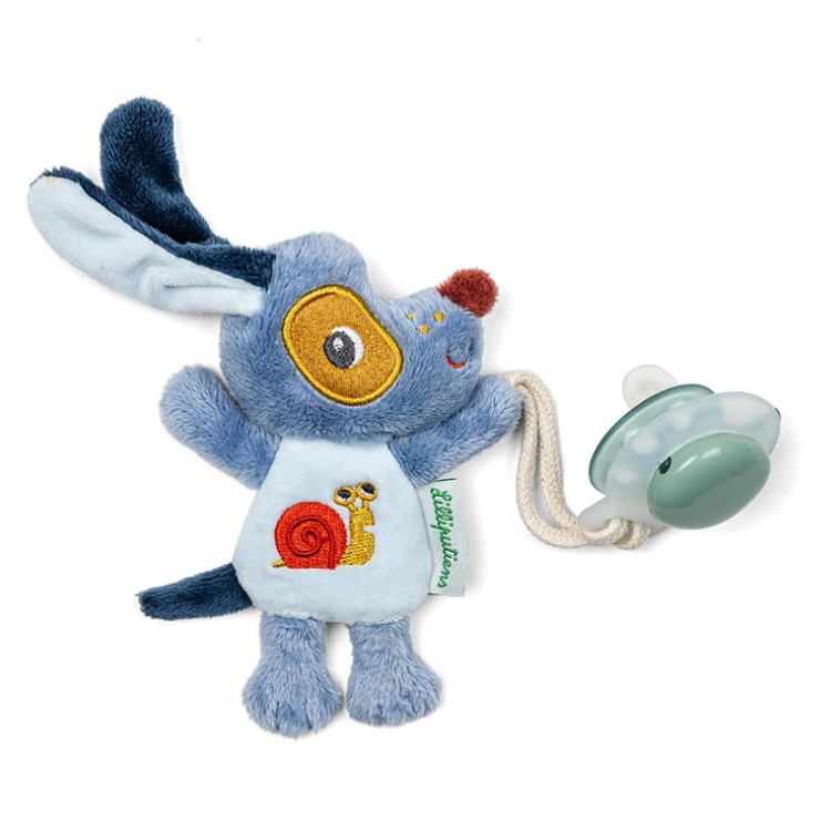 Zawieszka do smoczka świecąca w ciemności Piesek Jules, niemowlę, 0 m+, Lilliputiens