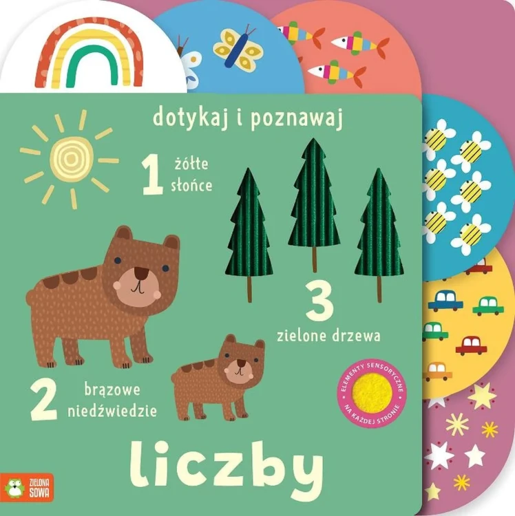 Dotykaj i poznawaj. Liczby - książka do nauki liczenia