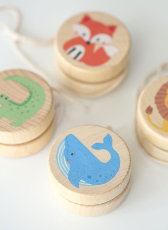 Jojo drewniane zabawka zręcznościowa dla dziecka - zwierzątka Askato Świat Mądrego Dziecka