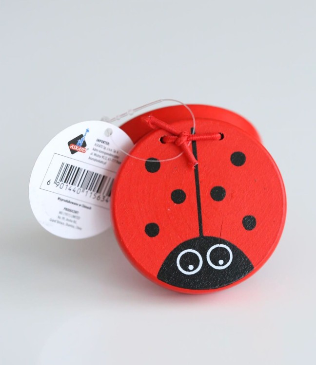 Kastaniet drewniany - instrument muzyczne , zwierzątko Askato Świat Mądrego Dziecka