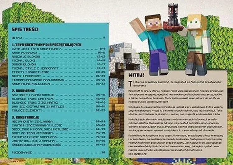 Minecraft. Podręcznik kreatywności - książka dla dzieci