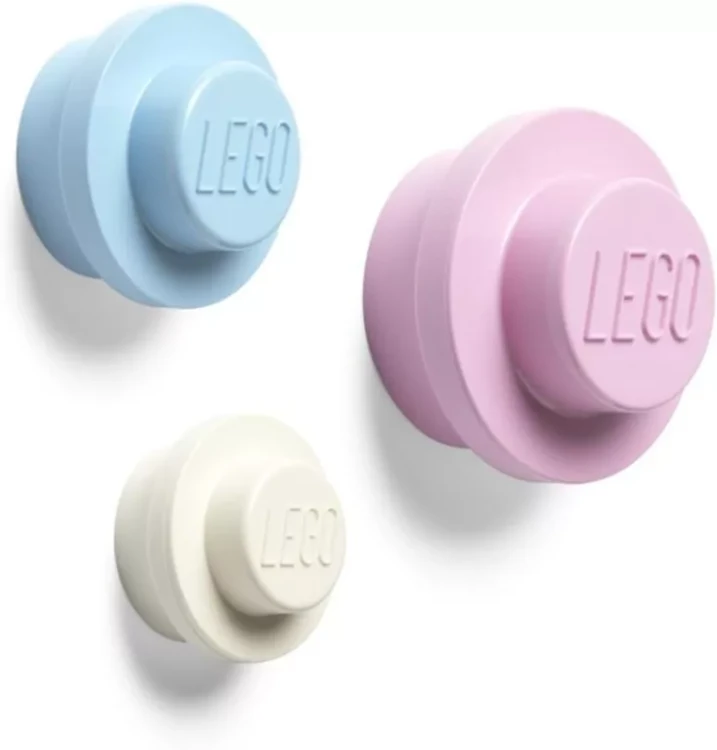 LEGO® zestaw wieszaków na ścianę - pokój dziecka