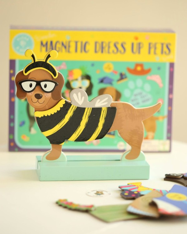 Zwierzaki Pieski Magnetyczna Floss & Rock - Układanka na podróż dla dzieci