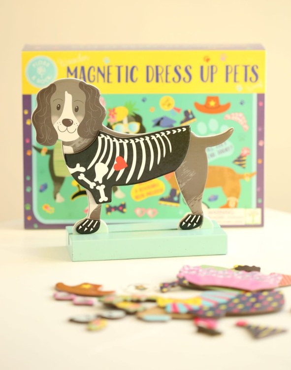 Zwierzaki Pieski Magnetyczna Floss & Rock - Układanka na podróż dla dzieci