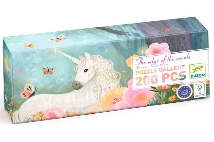 Puzzle JEDNOROŻEC tekturowe 200 elem. DJECO