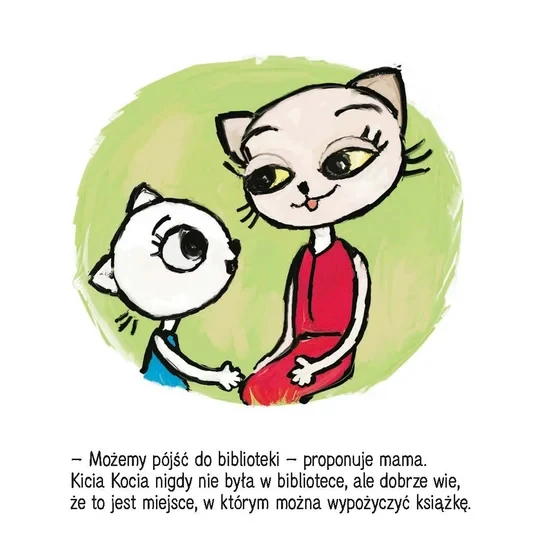 Kicia Kocia w bibliotece