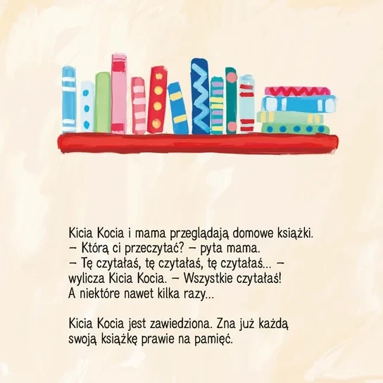 Kicia Kocia w bibliotece